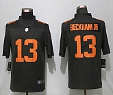 Nike Cleveland Browns 13 Beckham jr Brown New Vapor Untouchable Limited Jersey,baseball caps,new era cap wholesale,wholesale hats